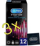 Durex Intense Orgasmic - Condooms - 3 x 10 stuks