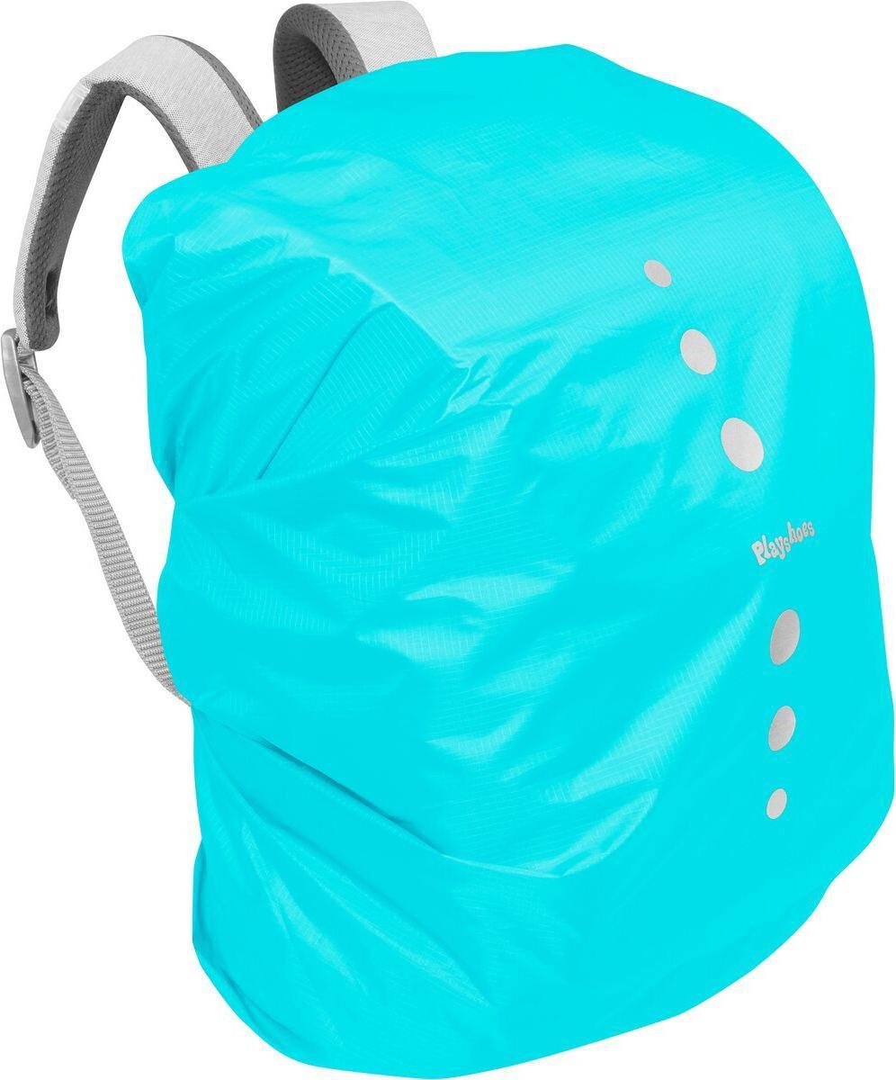 Playshoes - Regenhoes voor rugzak - Turquoise - maat S