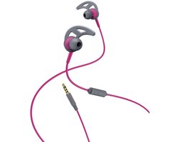 Hama In-ear-stereo-headset "Action", pink/grijs
