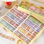 100 stuks Washi Tape voor kinderen en volwassen - Cute Kawaii schattige tapes