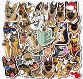 Akyol - Honden stickers Duitse herder stickers - German Shepherd stickers - Laptop stickers - Telefoon stickers - Bullet journal stickers - Bullet journal honden stickers - VSCO st