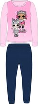 LOL Surprise! fleece pyjama - roze/blauw - maat 104