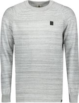 Garcia Trui Trui Met Strepen J11252 Grey Melee 66 Mannen Maat - 3XL