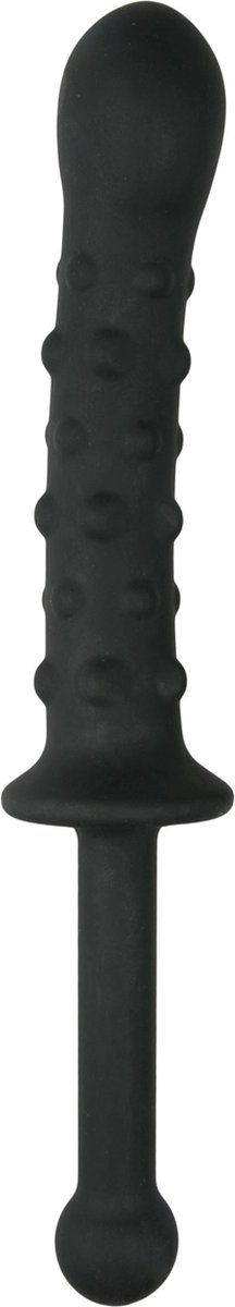 Goedkoopste EasyToys - Dildo met Handvat - Dubbele Dildo - 25 cm - Dildo's - Sex Toys voor Vrouwen en Mannen - Dildo Mannen Anaal - Zwart