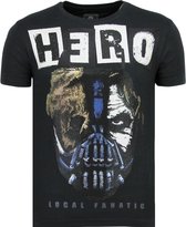 Hero Mask - Carnaval T shirt Heren - 6323N - Navy
