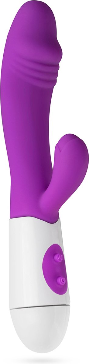 Teazers - Tarzanbocht Vibrator - Rabbit Vibrator - Vibrators voor Vrouwen - Sex Toys voor Vrouwen - Vibrators - G-Spot Vibrator - Clitoris Stimulator - Paars