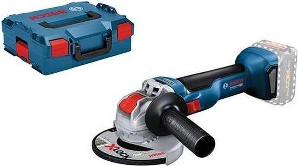 Bosch Professional 18V System haakse accuslijpmachine GWS 18V-10 (schijfdiameter 125 mm, zonder accu's en oplader, in kartonnen doos