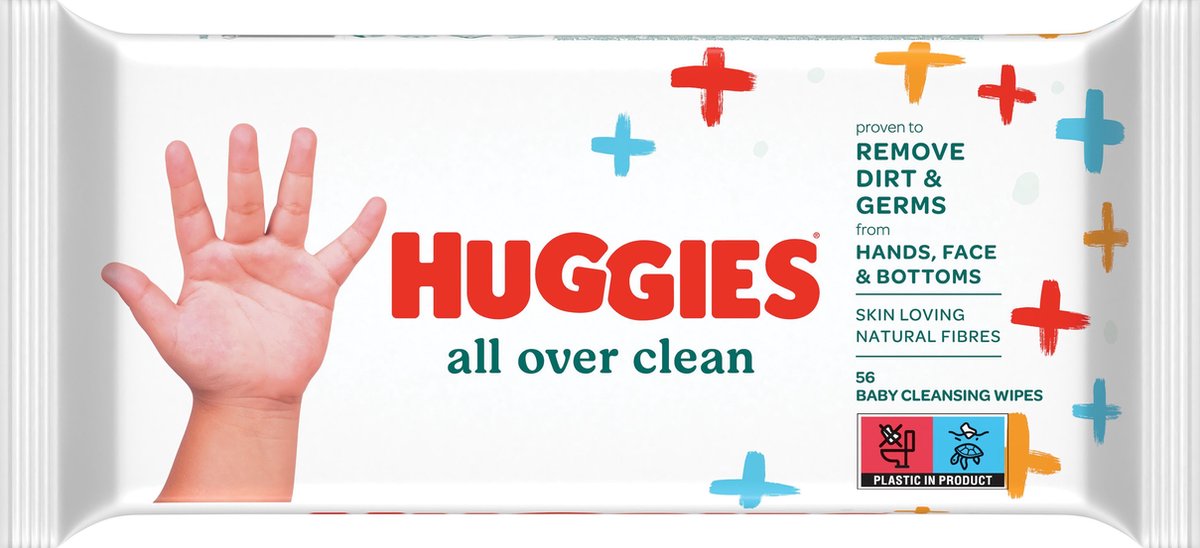 Huggies lingettes bébé All Over Clean - 10 paquets de 56 lingettes (560  lingettes) - nettoie en douceur - fibres naturelles - idéales pour changer  et débarbouiller bébé : : Bébé et Puériculture