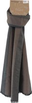 3BMT Sjaal heren winter - bruin grijs design