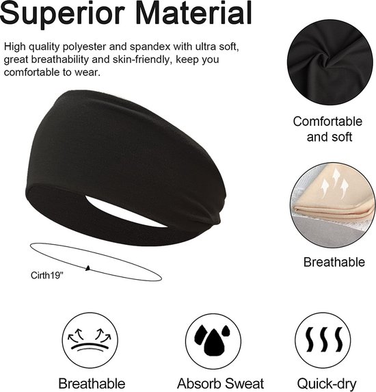 Bandeaux De Course À Pied, Bandeau De Sport Élastique Pour Femmes Et Hommes, Bandeau Anti Transpiration Pour Le Yoga, Le Cyclisme, Le Fitness Du 1,45 € | DHgate