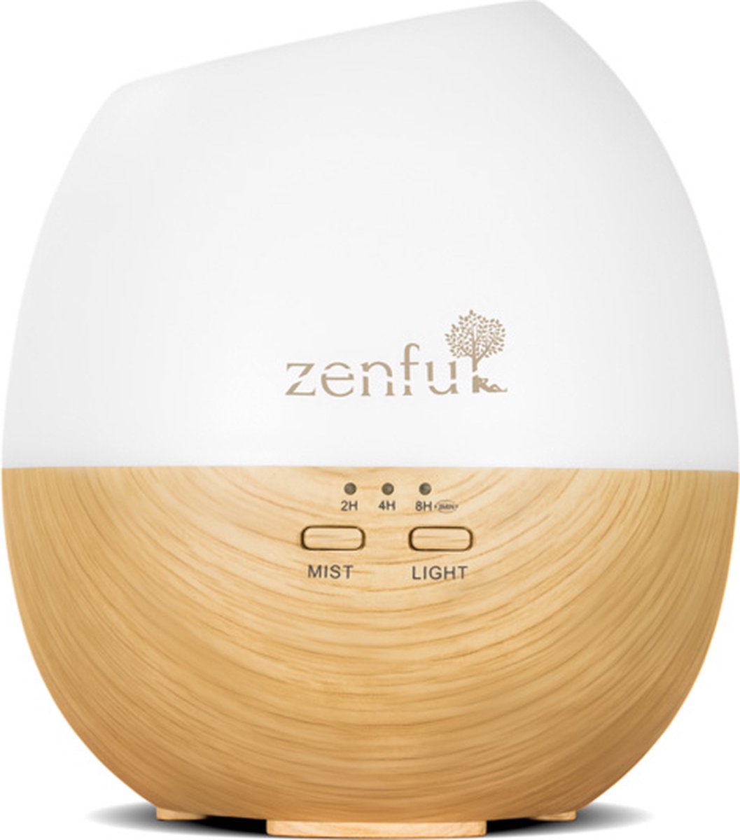 Goedkoopste Zenful Oasis - Aroma diffuser - Luchtbevochtiger - Geurdiffuser - Aromatherapie - Vernevelaar - Geur - 300ml - Hout