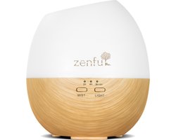 Zenful Oasis - Aroma diffuser - Luchtbevochtiger - Geurdiffuser - Aromatherapie - Vernevelaar - Geur - 300ml - Hout