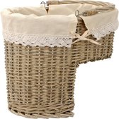 Opbergmand 40*26*34 cm Beige Rotan Ovaal Mand