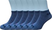 Classinn Low inn sneaker enkelsokken katoen 12 Paar denim blauw Maat 43-46 met logo