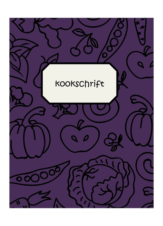 Kookschrift - Paars - Gerechten - Receptenboek - Gastenlijst - Boodschappenlijst - Kooknotities - Kookliefhebber - Cadeau - Koken - Diners - Dinnerbook - Softcover - Elastiek Kookschrift - Paars - Gerechten - Receptenboek - Gastenlijst - Boodschappenlijst - Kooknotities - Kookliefhebber - Cadeau - Koken - Diners - Dinnerbook - Softcover - Elastiek