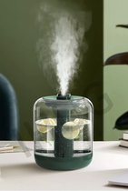 Draadloze Oplaadbare Aroma Diffuser 1000 ml - GRATIS Etherische Olie - INCL. 10 filters - Groen - Aromadiffuser - Luchtbevochtiger - Aromatherapie - Geurverspreider