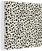 Imprimé animalier avec des formes sur toile 2cm