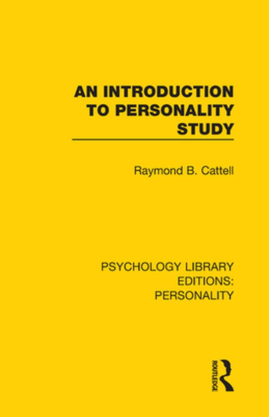 Psychology Library Editions: Personality - An Introduction t ... - cover