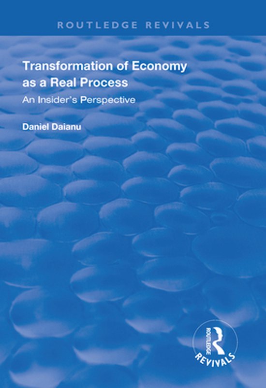 Routledge Revivals - Transformation of Economy as a Real Process (ebook ...