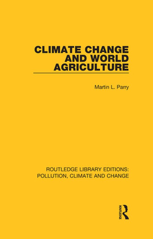 Routledge Library Editions: Pollution, Climate and Change -  ... - cover