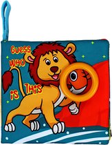 Baby speelgoed/knisperboekje /Educatief Baby Speelgoed /baby born/boek voor kinderen/ Baby boek /Zacht Speelgoed/Speelgoed voor baby/ educatief boek/ Guess the animal Lion