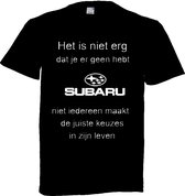 Subaru T-shirt maat S