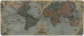 Wereld Muismat - Multicolor - 90x30cm