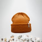 Goggleface - Skate Beanie drums - muts - bruin - unisex