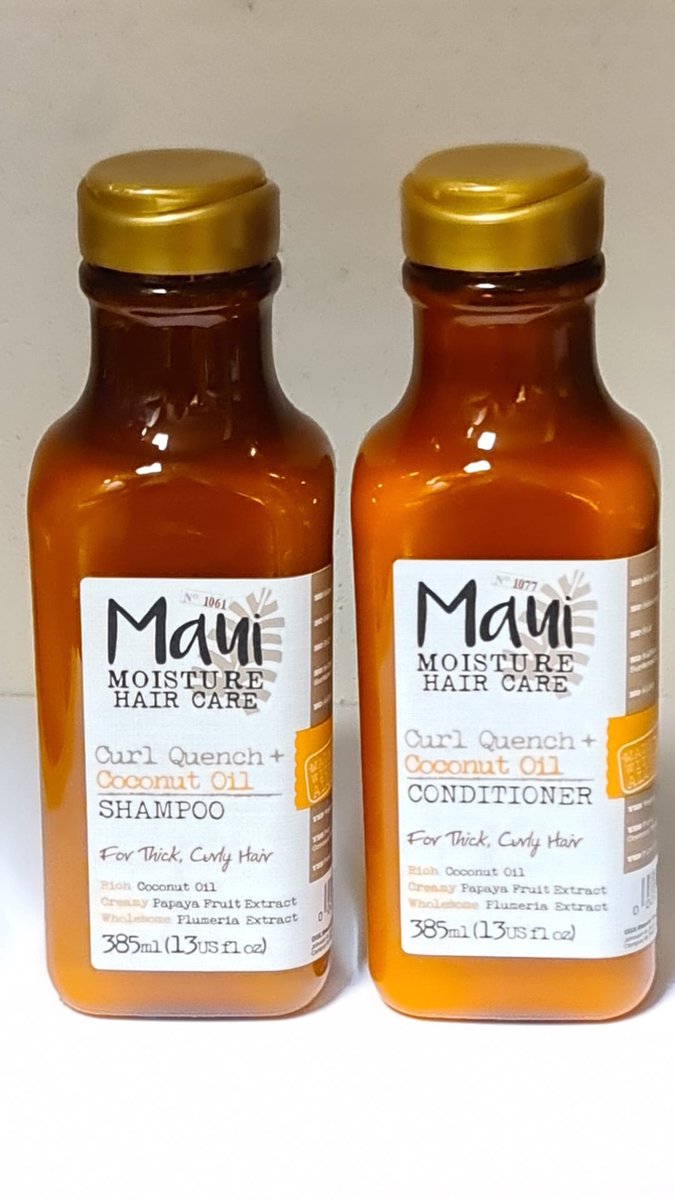 Maui Moisture Hair Care & Curl Quench coconut oil - Set shampoo/conditioner.