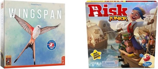Afbeelding van het spel Spellenbundel - 2 Stuks - Wingspan & Risk Junior