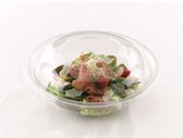 50 Stuks x Sabert Saladebak 1500 ml Transparant Met Deksel - salade bowl - salad bowl - salad box - Transparant bowl - poke bowl - gerecycled - bakje met deksel - bowl with lid - b
