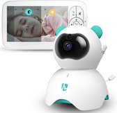 BOL LUXERYHOMENL® WiFi Babyfoon Met Camera - Video Babyfoon - LCD Scherm - Bewakingscamera - Nachtzicht