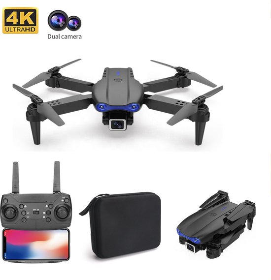 E99 opvouwbare drone met camera - Inclusief opbergtas en 3 accu's