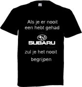 Subaru T-shirt maat 5XL
