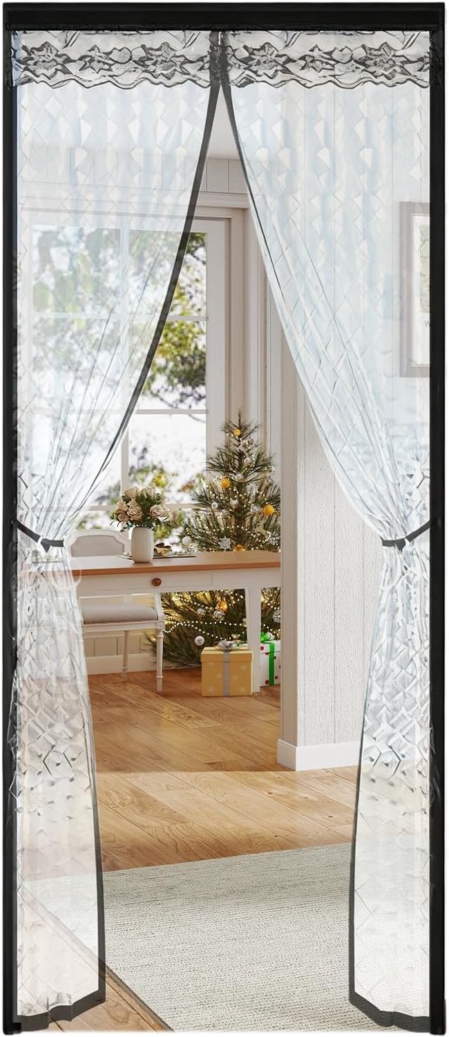 Warmtewerend gordijn voor deuren, thermogordijn, 90 x 210 cm, thermogordijn, koudewerend gordijn, winddicht, winter, deurgordijn, vliegengaas, voor woonkamer, balkon, slaapkamer, keuken