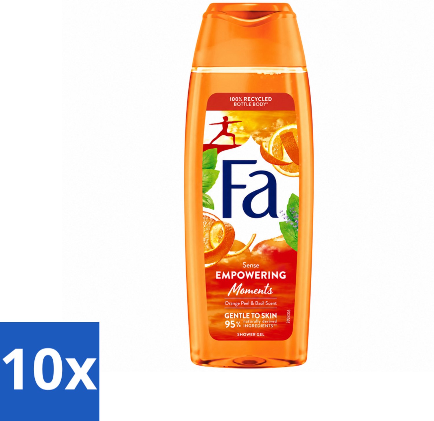 10 x Fa – Douchegel – Empowering Moments – 250 ml - Voordeelverpakking - 10 stuks