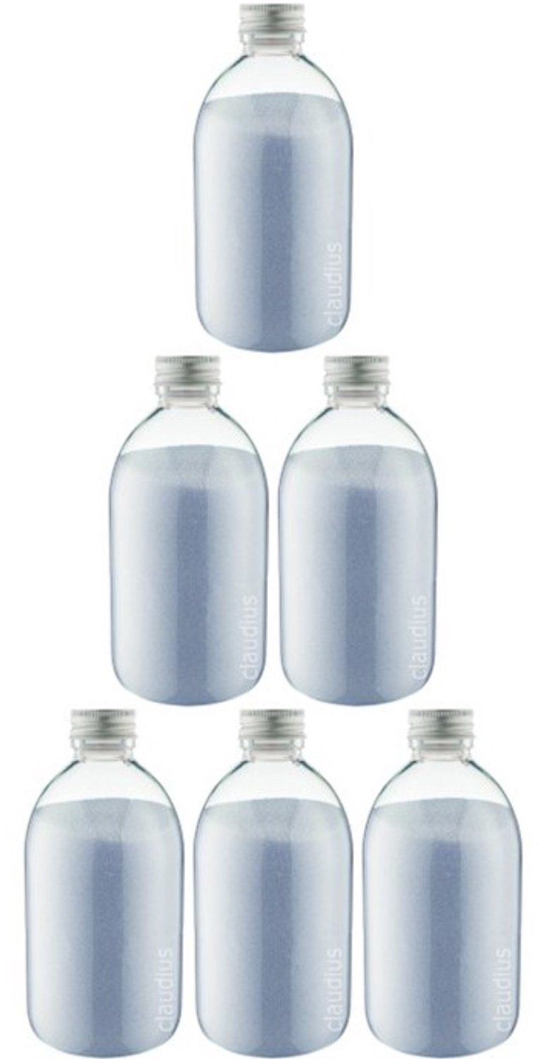 Claudius Scrubzout Lavendel 650 gram - Fles met aluminium dop - set van 6 stuks - Hydraterende Lichaamsscrub - Body Scrub