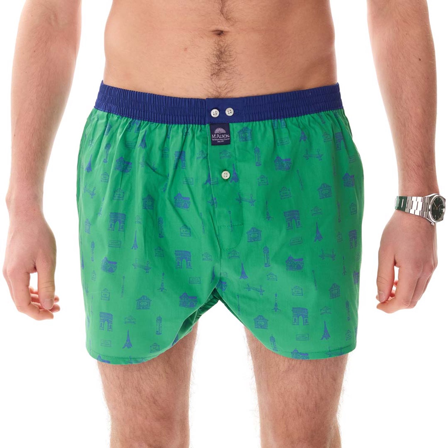 McAlson Heren Boxershort Groen L