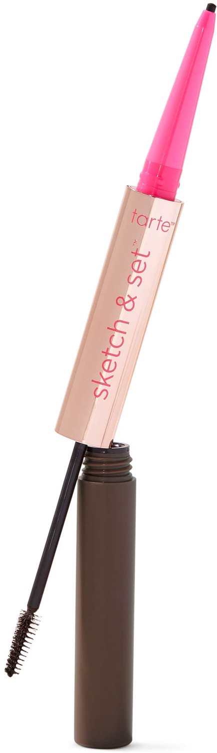 tarte - Sketch & Set Brow Pencil & Tinted Gel - Wenkbrauwpotlood met getinte gel 0,1 g - Dark Brown