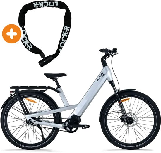 VOGUE SUV - Elektrische Fiets - 28 inch - 250W motor - Actieradius tot 90 km - 8 versnellingen - Hydraulische schijfremmen - Matt Titanium Grey — afbeelding 2