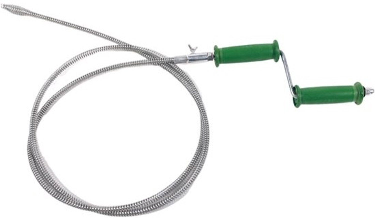 Afvoerreiniger - Ontstopper voor sanitair - Verstoppingen aanpakken - Flexibele veer - Veer van 400 cm - Metaal
