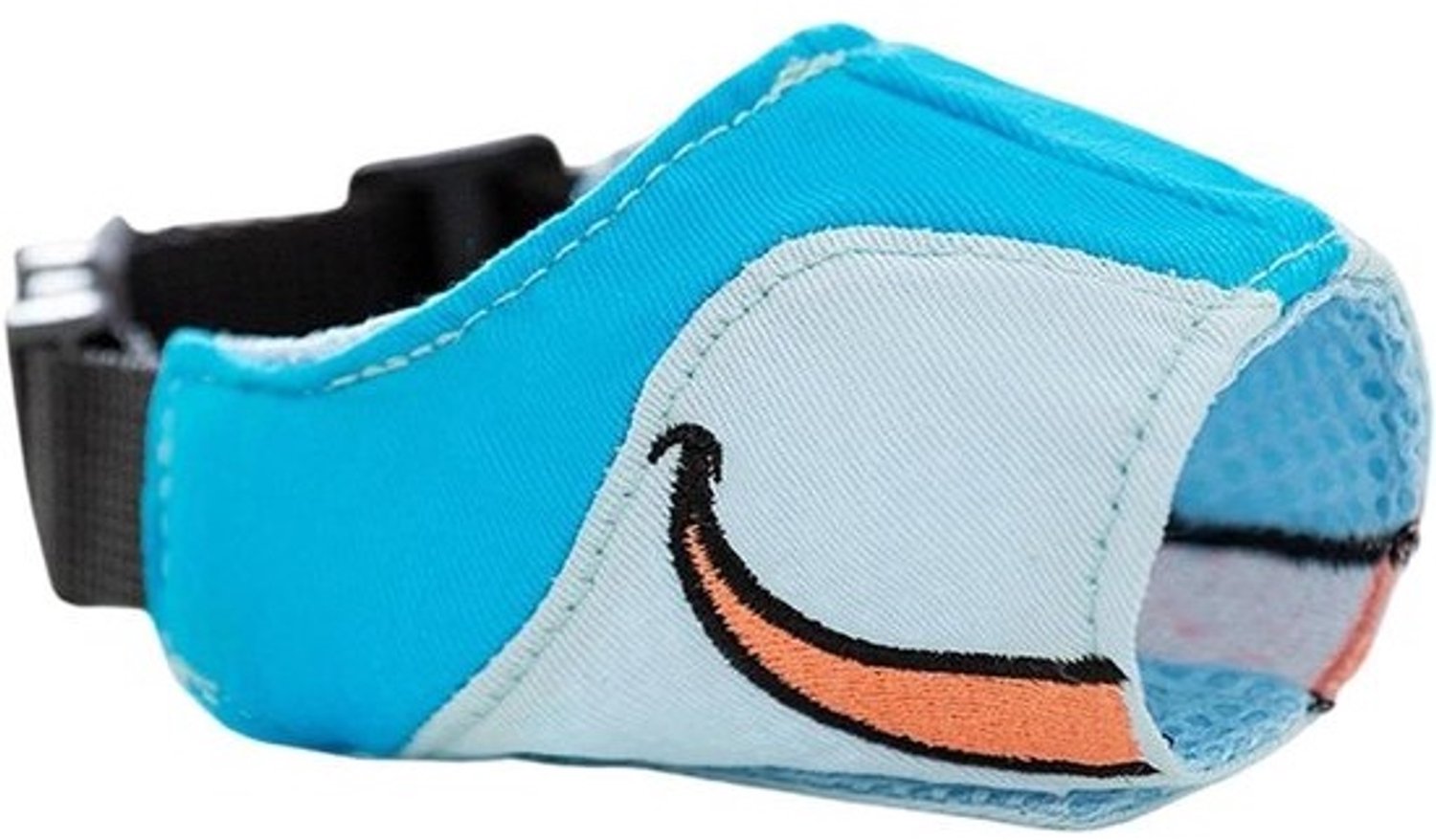 Hondenmuilkorf - Ademend hondensnuitnet - Veilig wandelen - Drinken met comfort - Maat M - Blauw