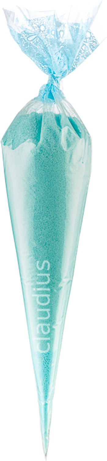 Claudius Scrubzout Hamam - 500 gram in puntzak blauw - set van 6 stuks - Hydraterende Lichaamsscrub - Body Scrub