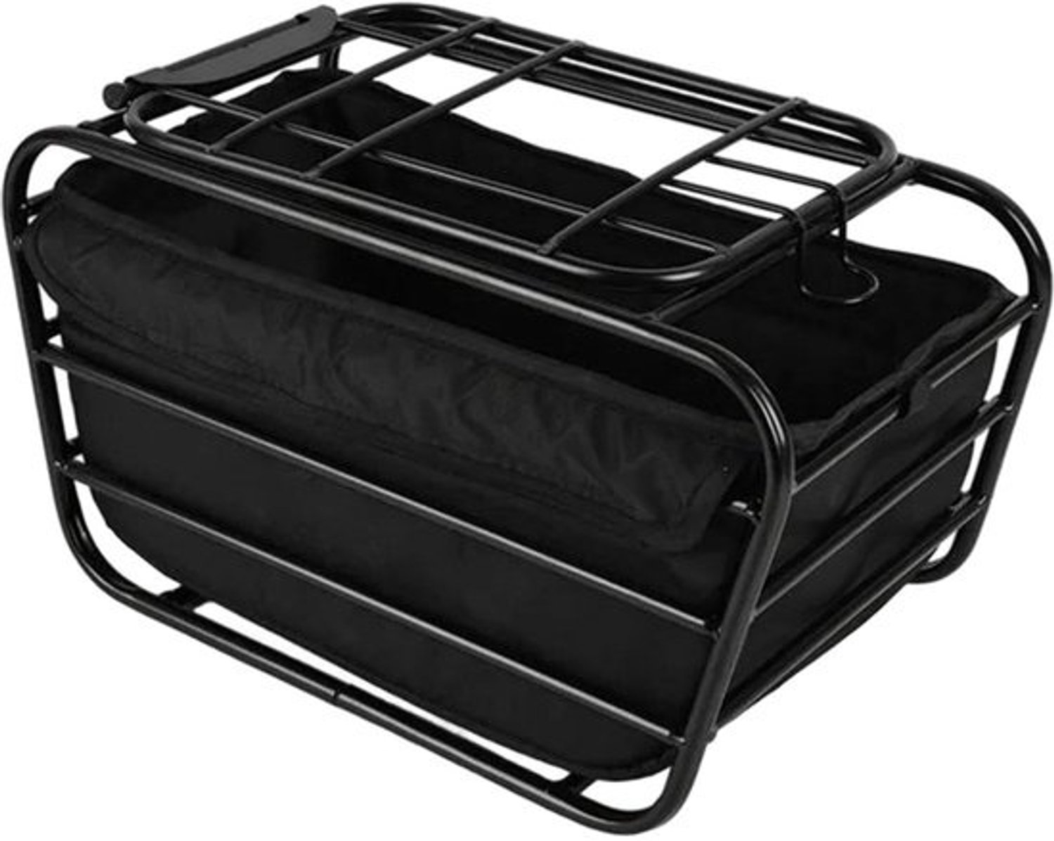 Hondenfietsmand - Fietsmand voor huisdieren - Veilig vervoer - Stevig stalen frame - Tot 27 kg - Zwart