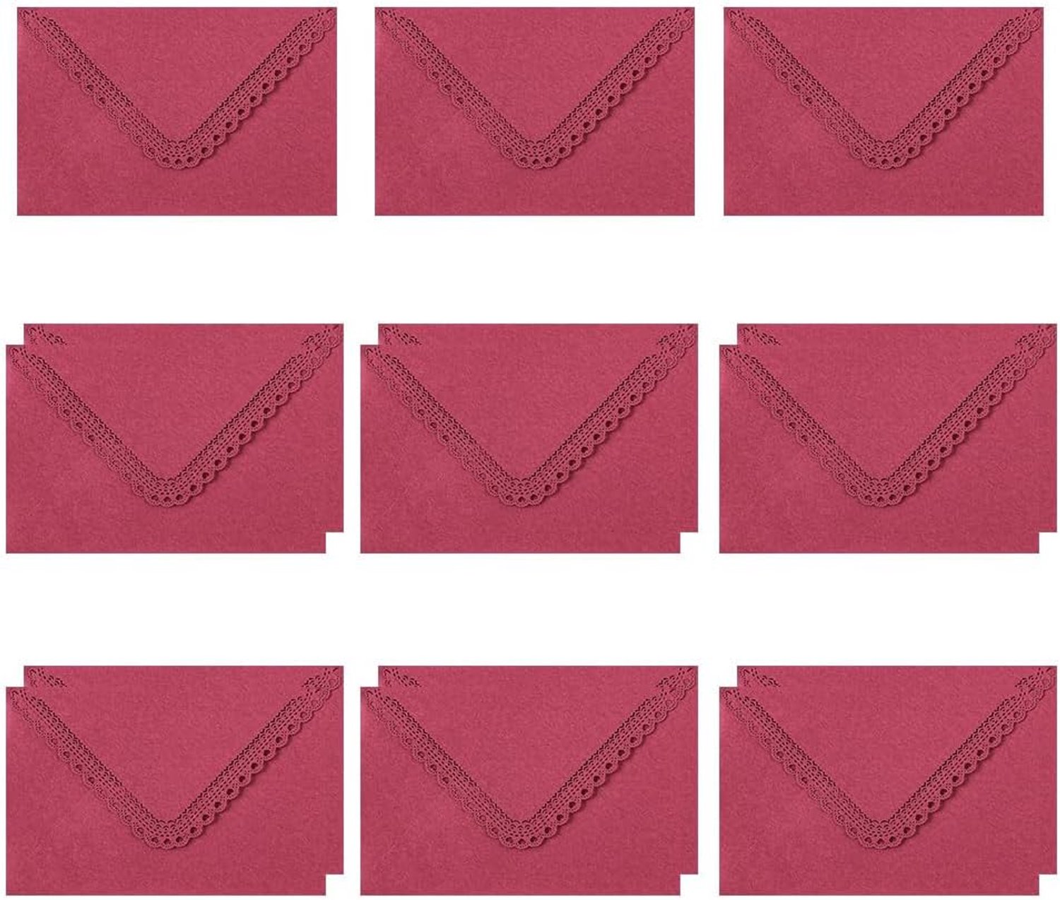15 Stuks Enveloppen van Papier, voor Bruiloften & Feestdagen