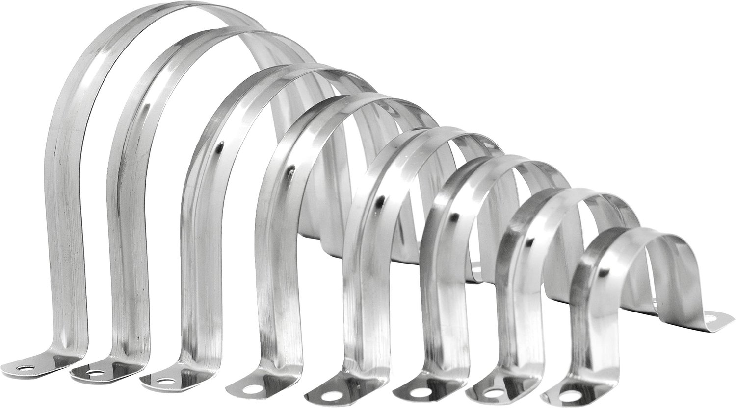 U-slangklemmen - 25mm x 25mm - Set van 2 Stuks