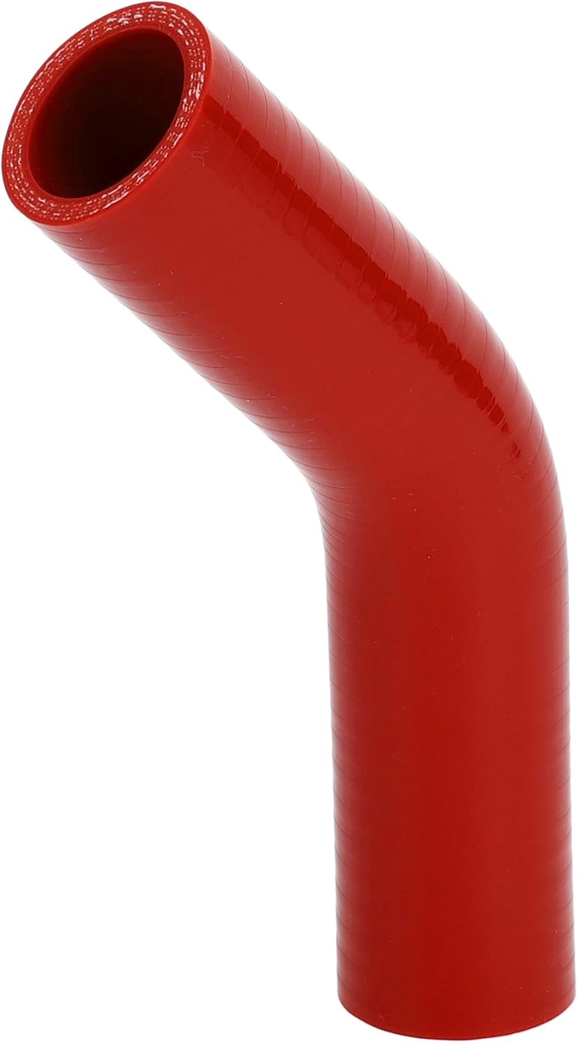 1 Stuks 32mm/1.26" ID 102mm/4.02" Lengte 45 Graden Rode Auto Silicone Slang Koelslang Universeel