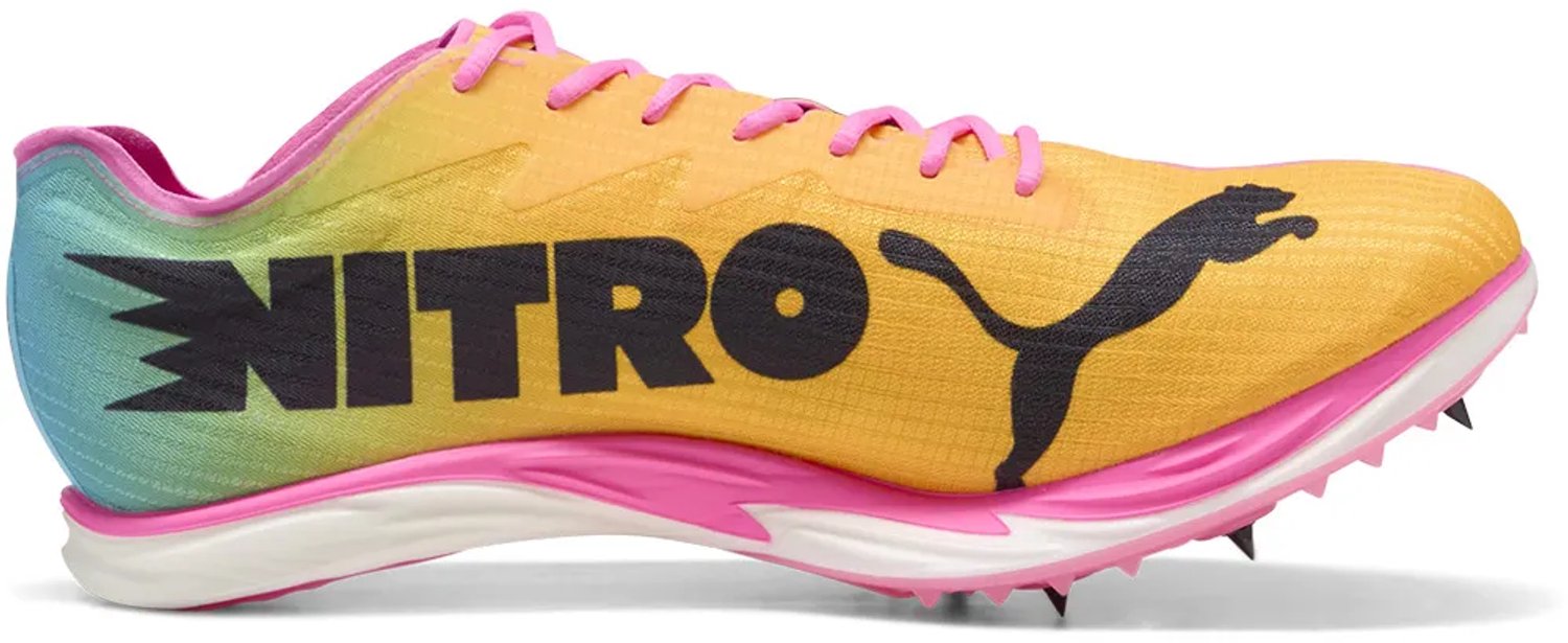 Puma Mid Distance Nitro Elite 3 Loopschoenspikes Man Roze