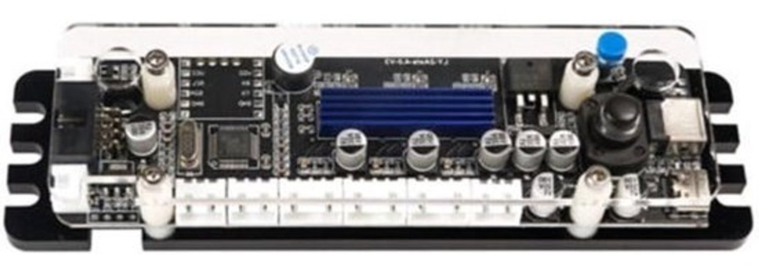 CNC-controlebord - Controller voor graveren - Precisiegraveren - 32-bit GRBL Type-C - 17 x 12 x 5 cm - Zwart
