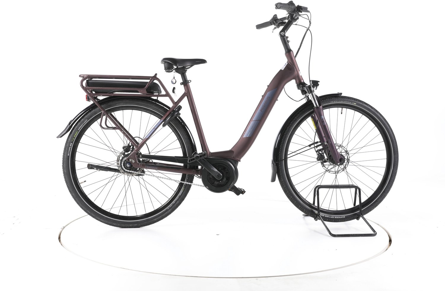 Pegasus Solero E8R Plus Elektrische citybike Bosch Accu 500Wh 28" bruin Pro